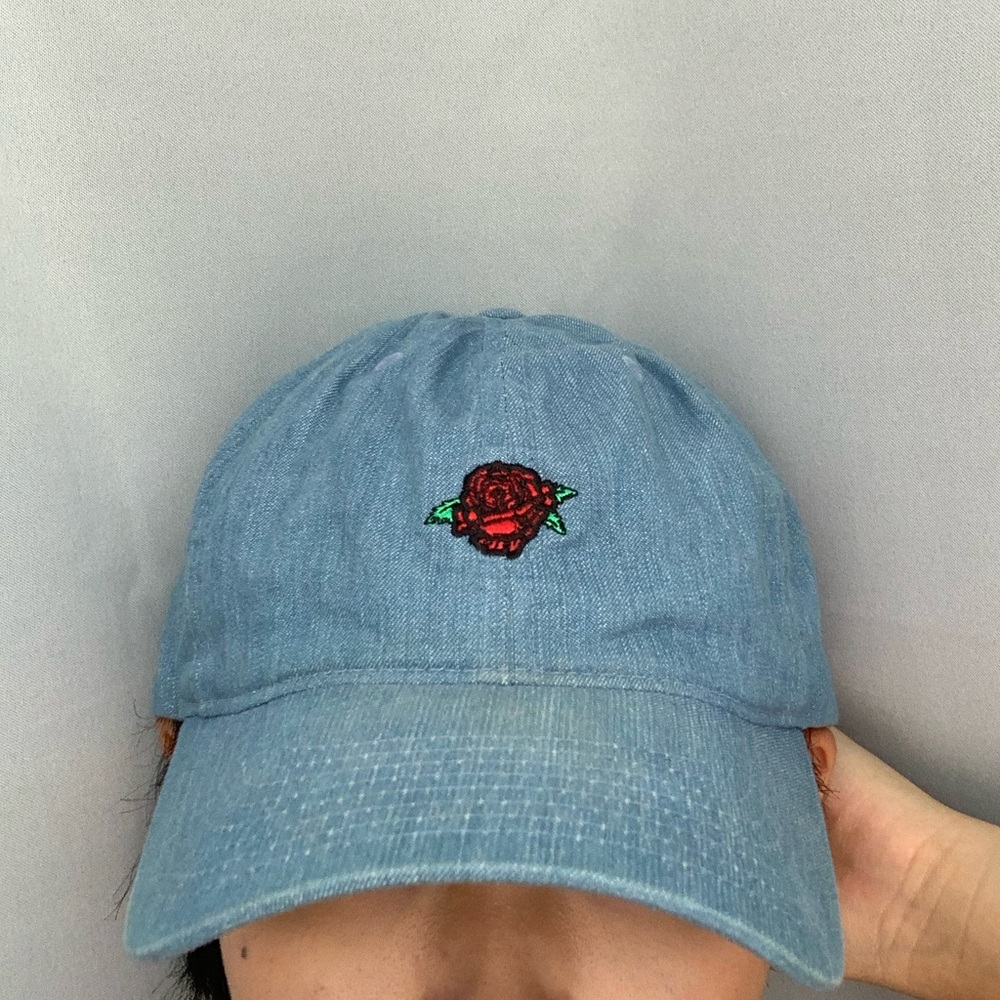 OBEY rose denim cap